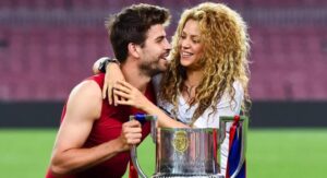 Shakira with ex-partner Gerard Pique