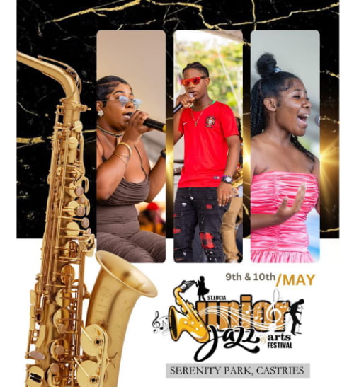 Saint Lucia's Junior Jazz and Art Festival 2024. (Credits: Ernest Hilaire, Facebook)