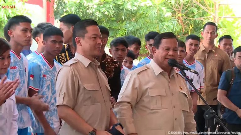 Prabowo Mendadak Temui Prajurit TNI di Pos Terluar Miangas